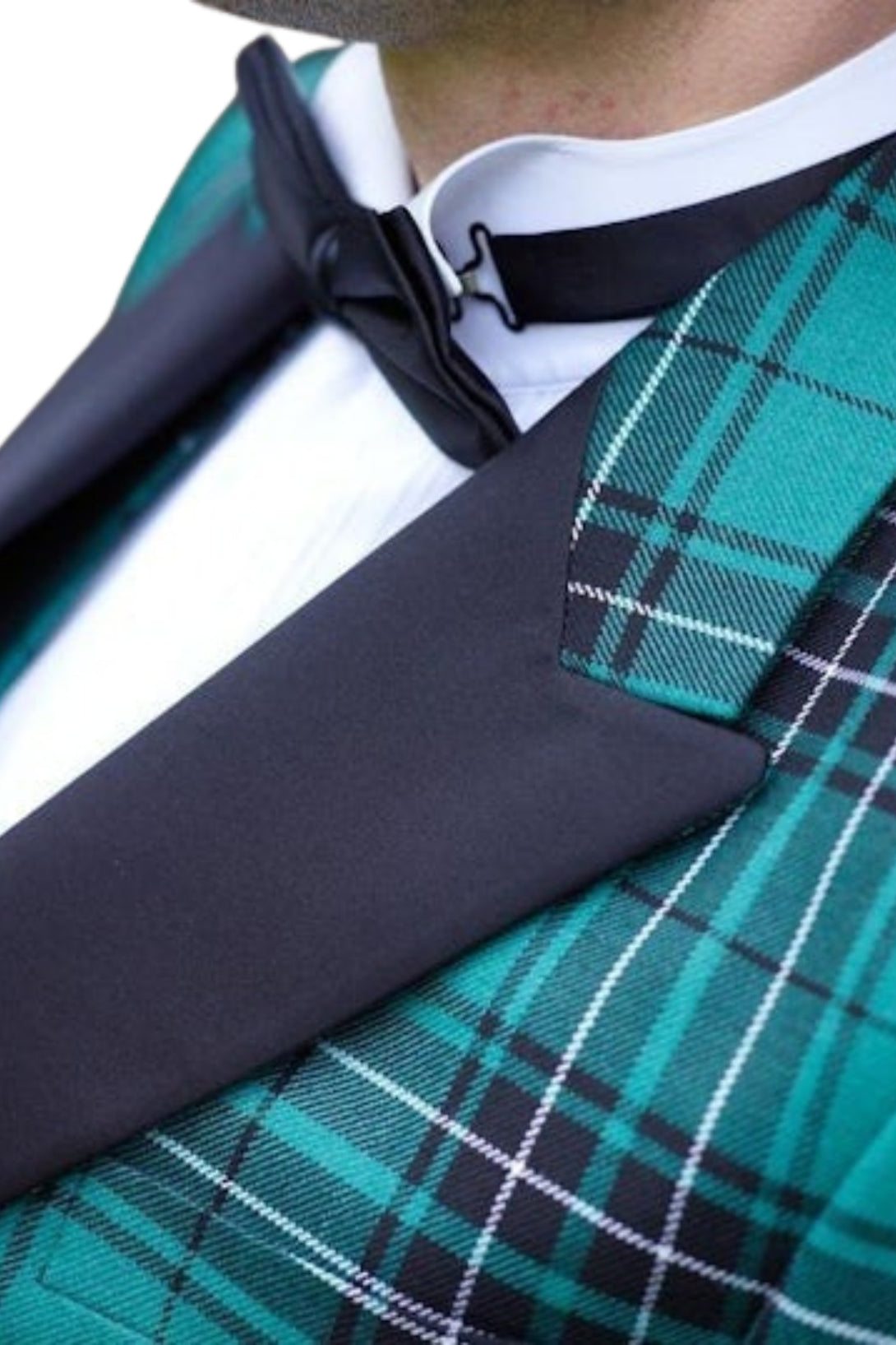 Breasted Tartan Dinner Jacket