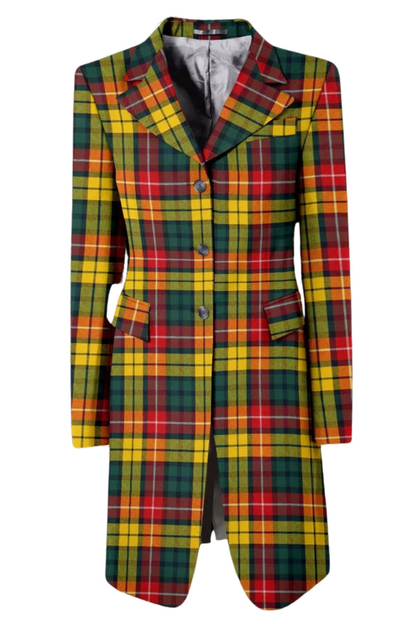 Longline Tartan Jacket