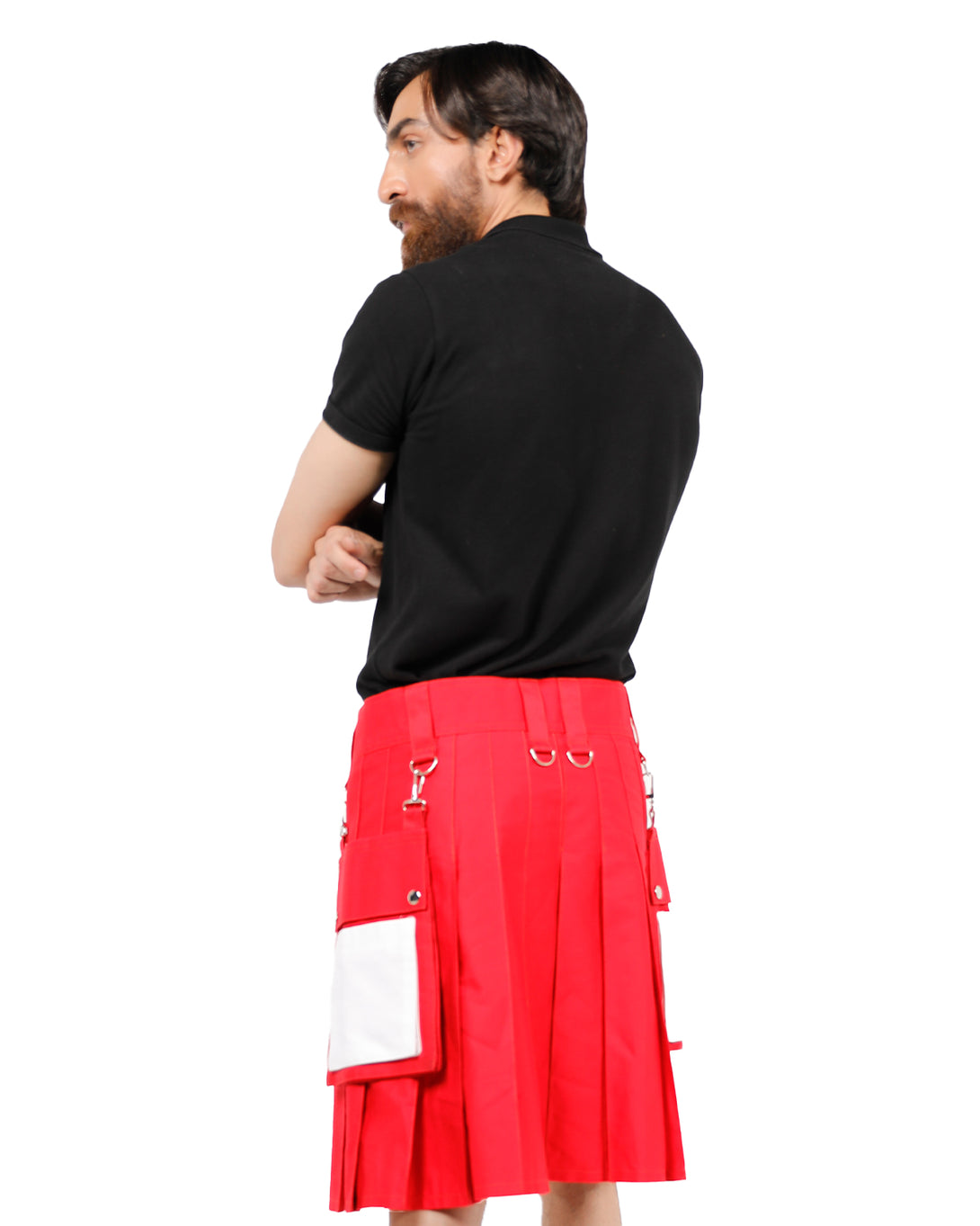 Back look of Maple Pride Utility Kilt