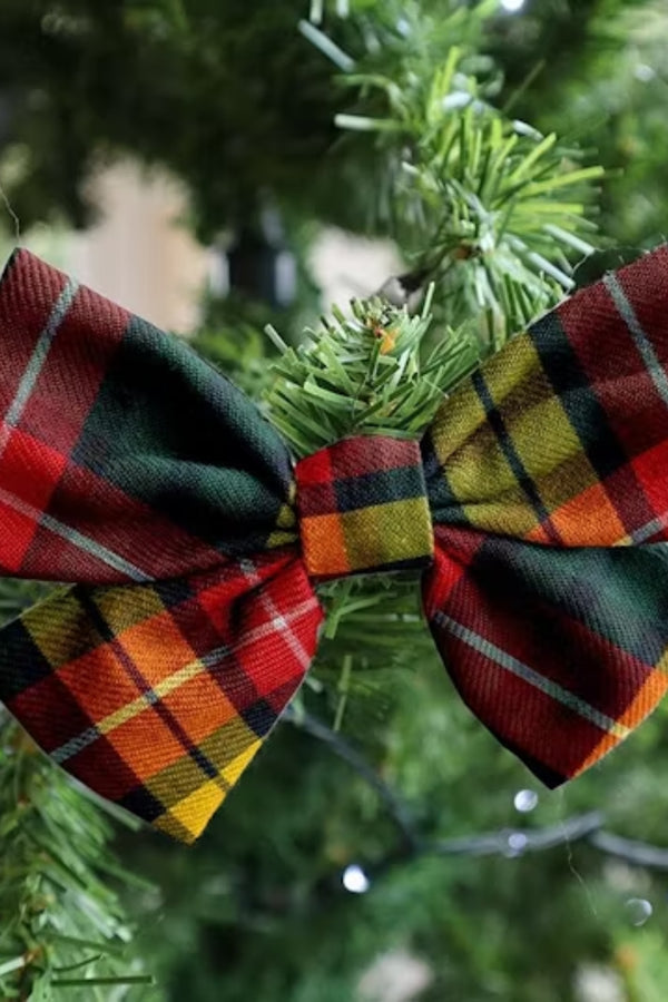 Tartan Bow Decorations