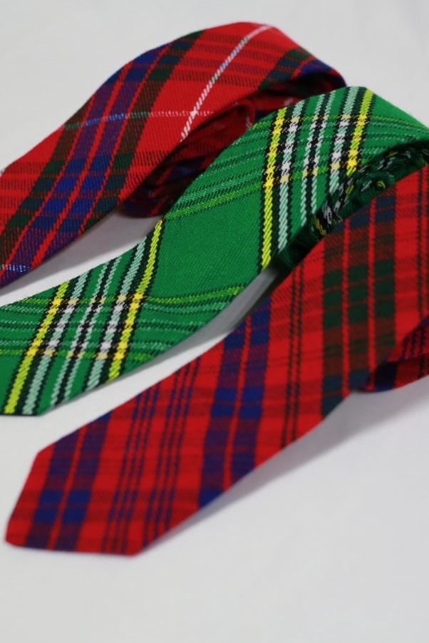 Tartan Narrow Neck Tie