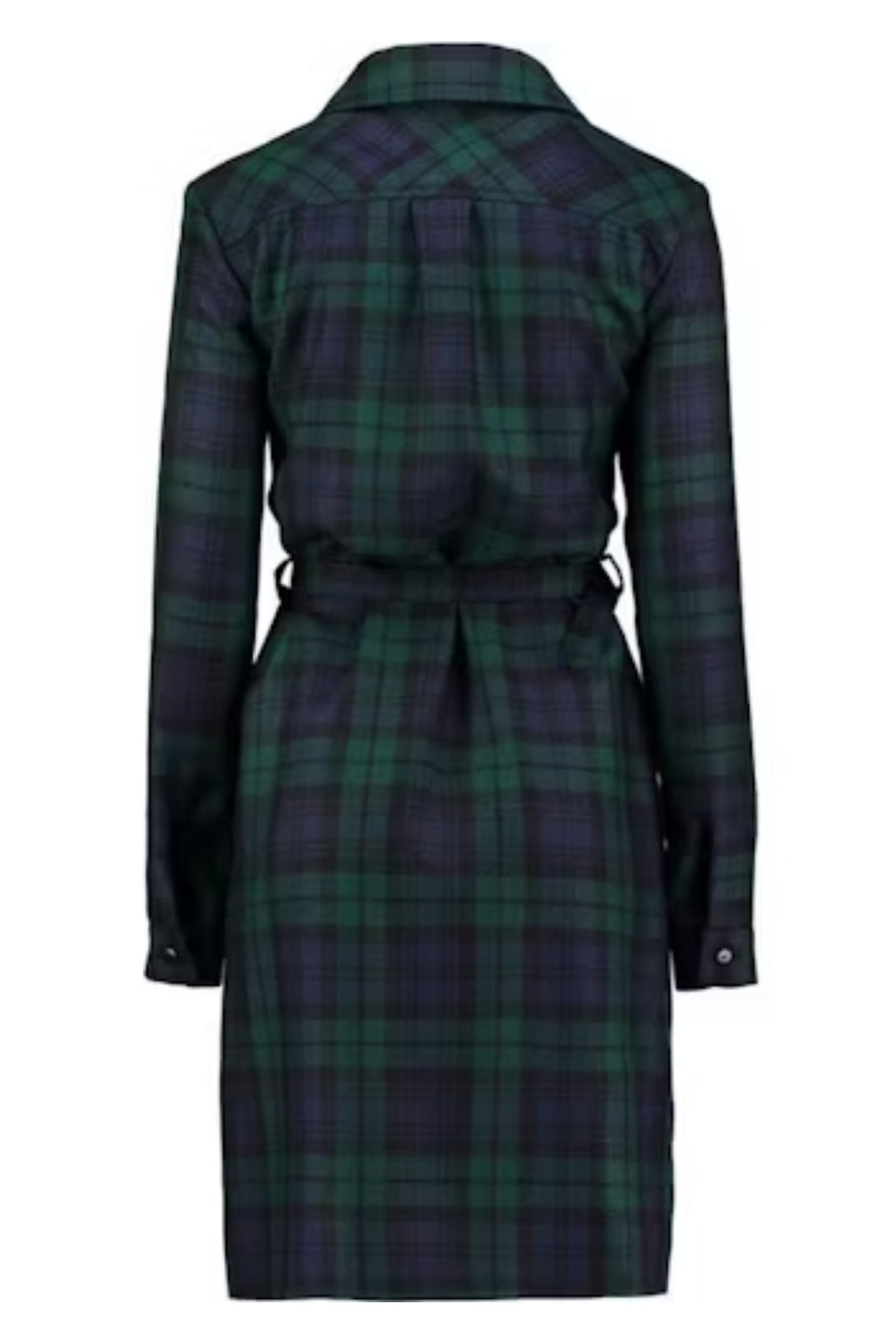 Tartan Shirt Dress - back