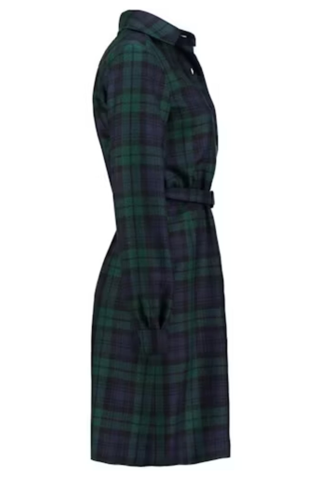 Tartan Shirt Dress - left