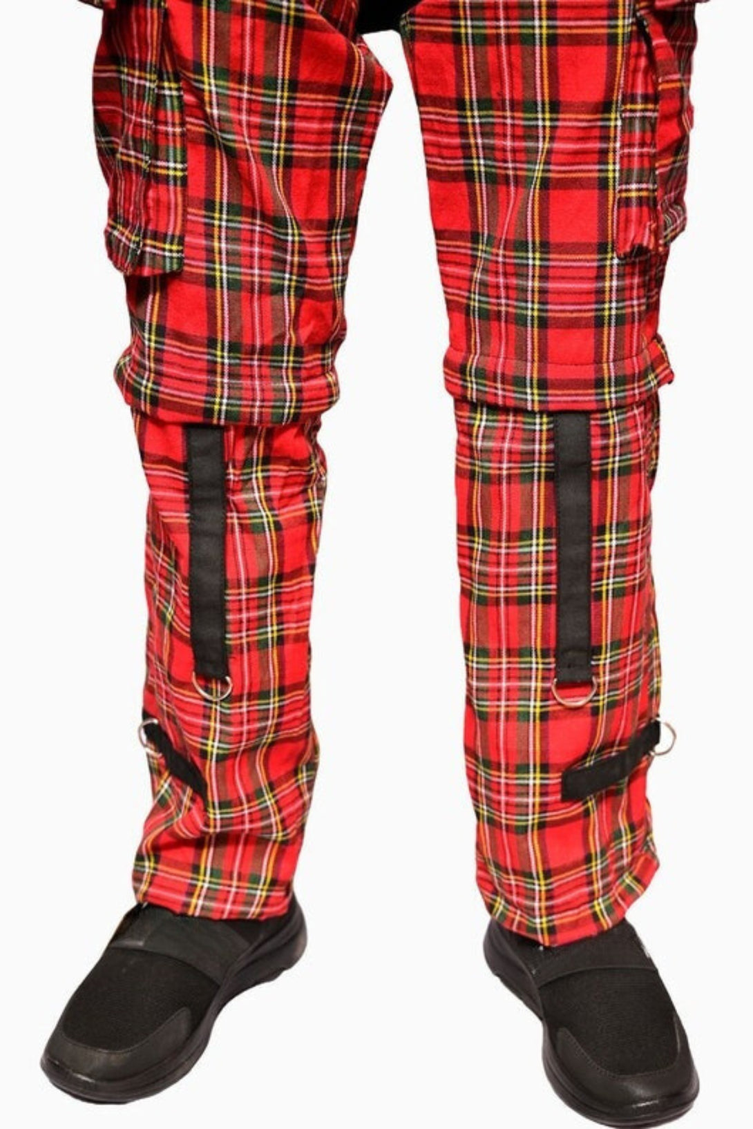 Unisex Gothic tartan Punk Pant