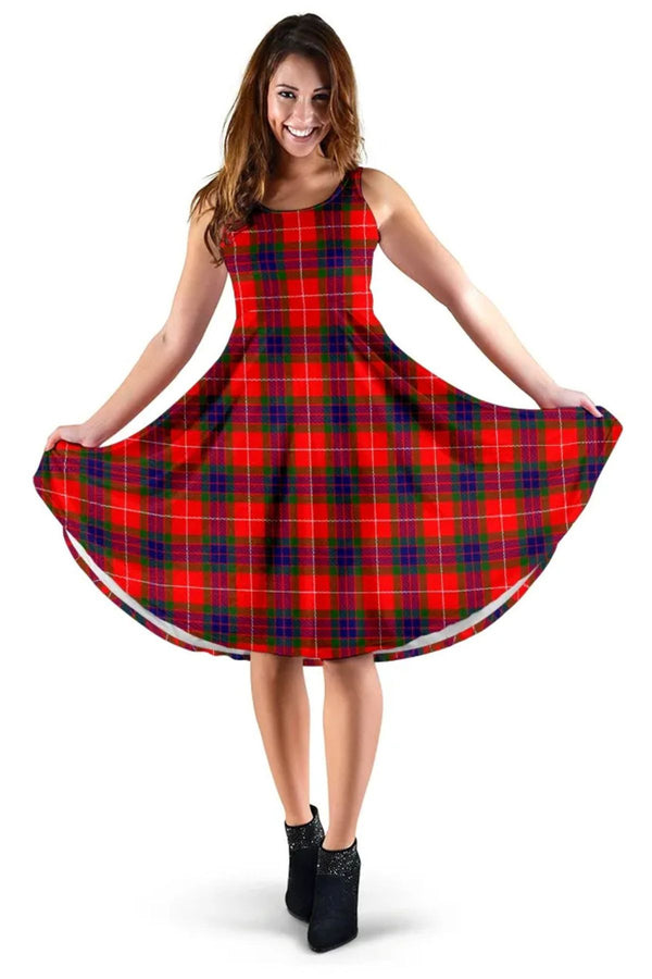 Women's plaid Midi Dress