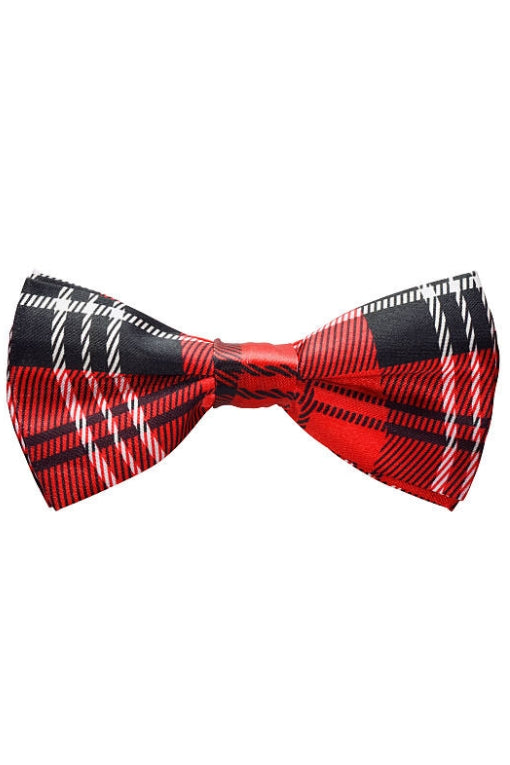 tartan bow ties