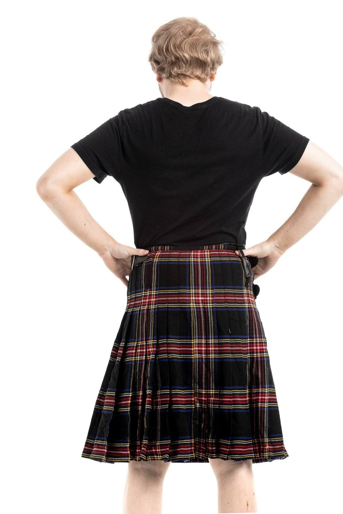 Black Stewart Tartan Kilt