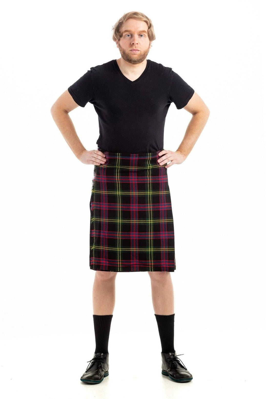 Decent Black Tartan kilt for Sale