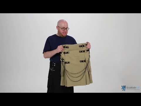 Fashion kilt for stylish men - Video