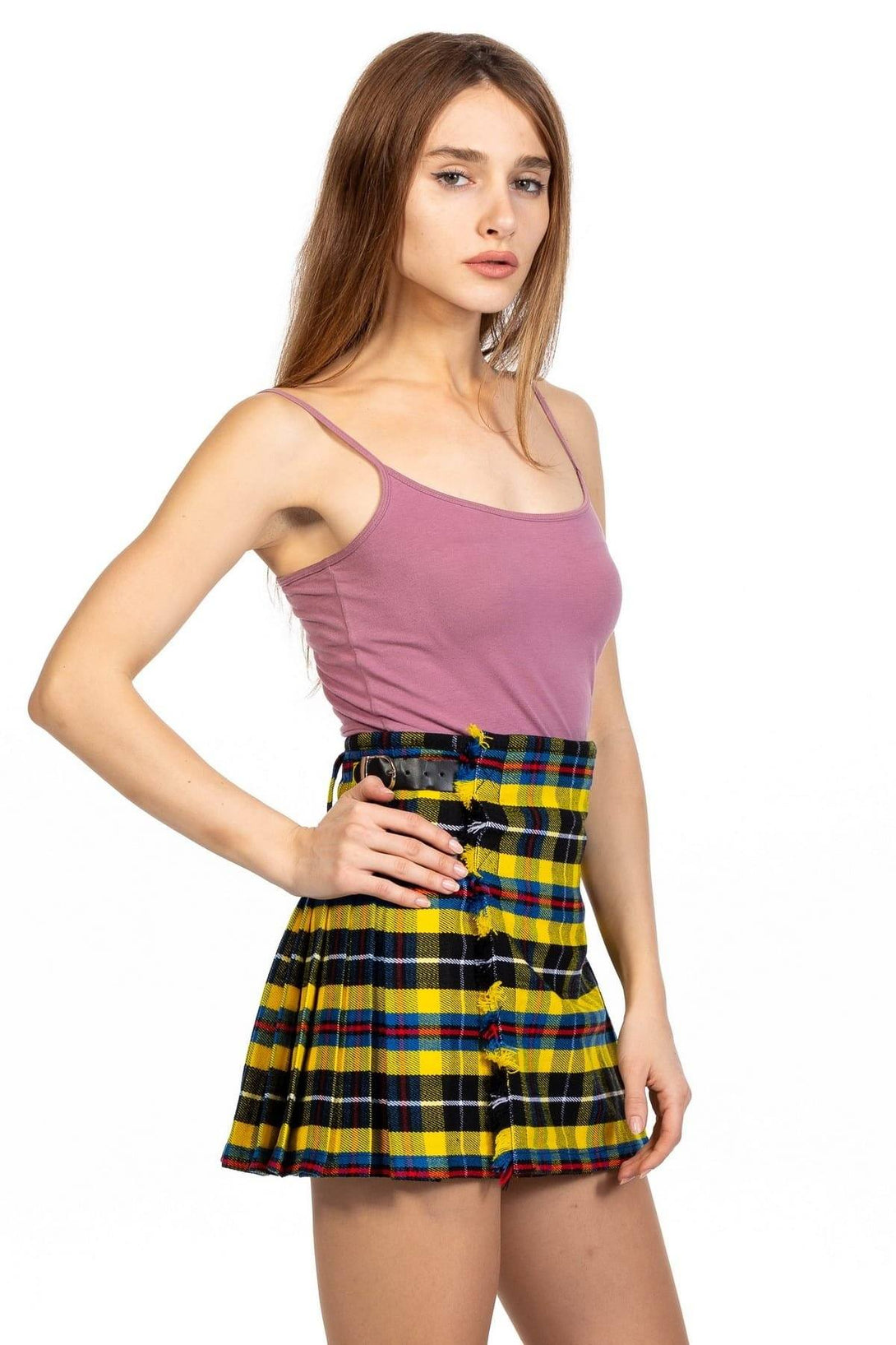 SIMPLE TARTAN KILT FOR FEMALE