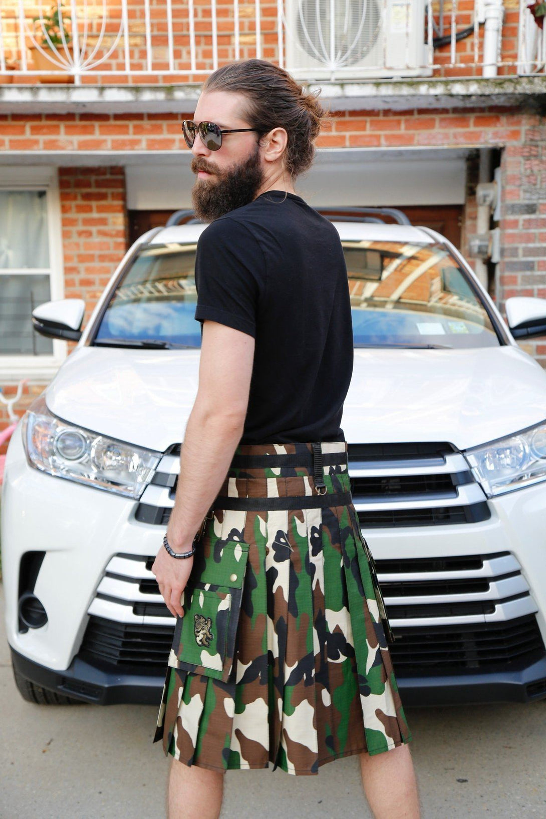 Camo Utility Kilts Back